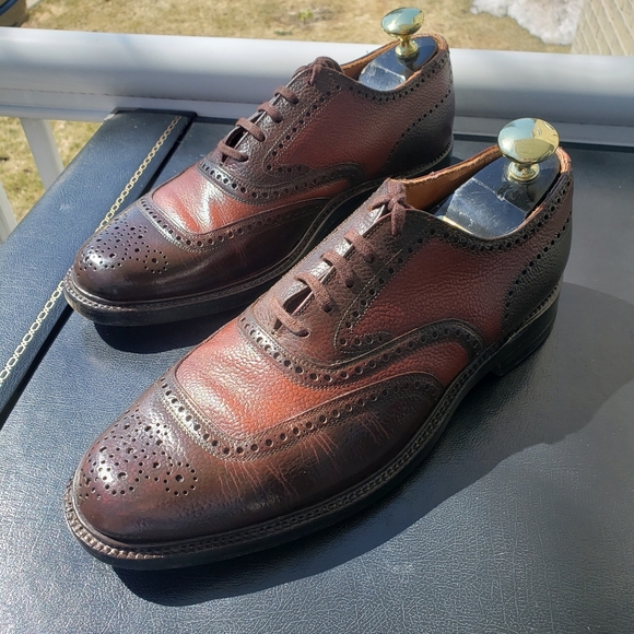 Dack's shoes U-wing zebu grain oxfords sz 11.5 - Picture 1 of 10